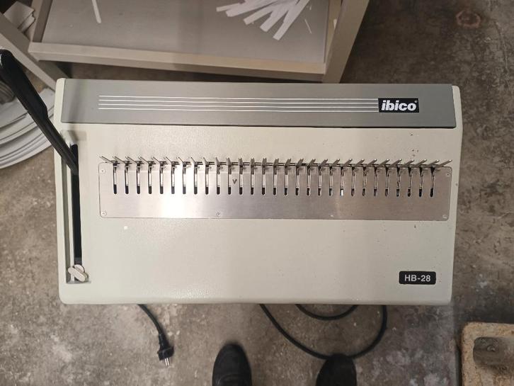 Ibico HB-28 Elektrische Kam-Inbindmachine, Diversen, Bureau-accessoires, Gebruikt, Ophalen