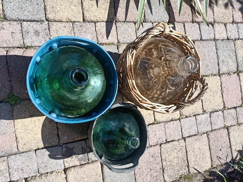 Wijnmanden, Ophalen, Gebruikt