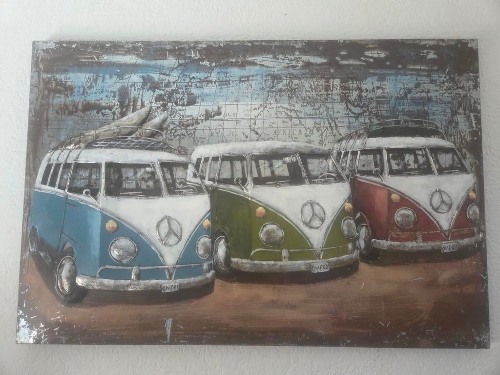 T1 stalen schilderij., Ophalen