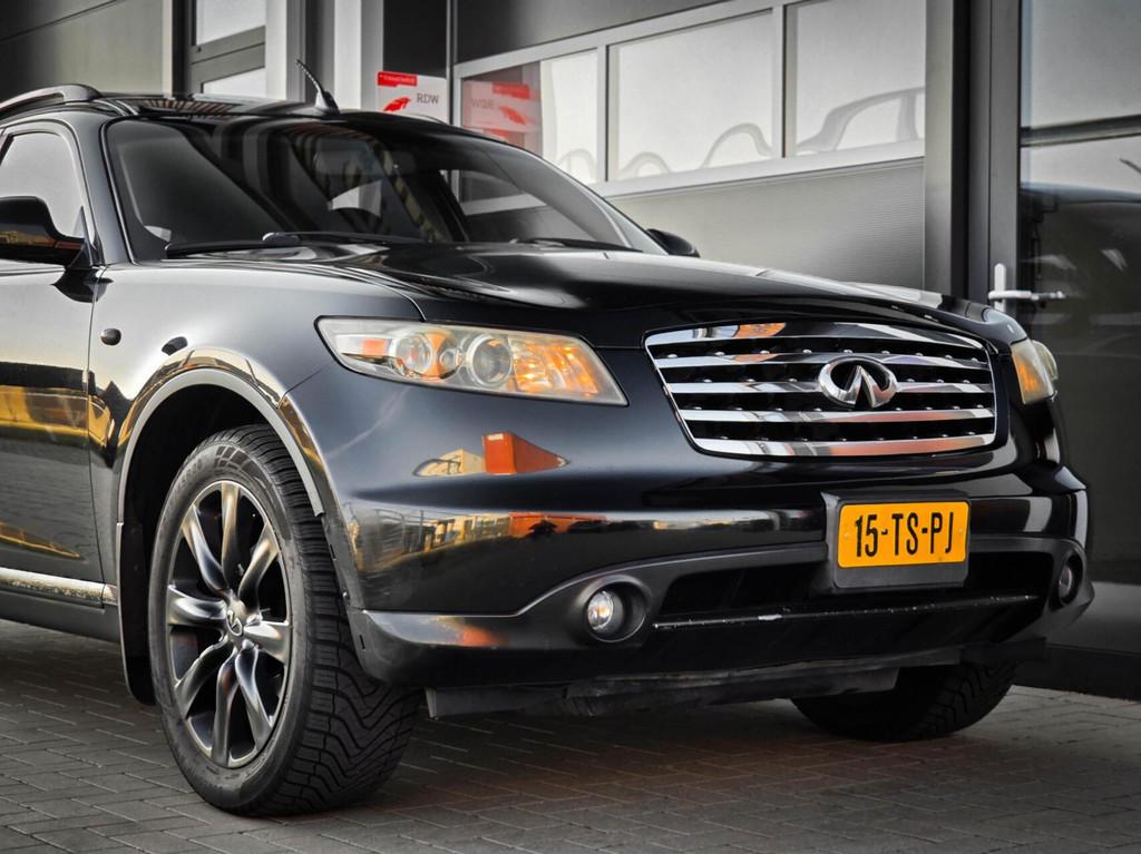 Infiniti FX 35 AWD 3.5 V6 | BOSE | PANO | CRUISE | RIJD GOED, Auto's, Infiniti, Automaat, Gebruikt, Zwart, Bedrijf