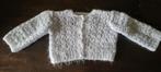 VESTJE ZELF GEBREID 62, Kinderen en Baby's, Babykleding | Maat 62, Ophalen of Verzenden, Meisje, Truitje of Vestje