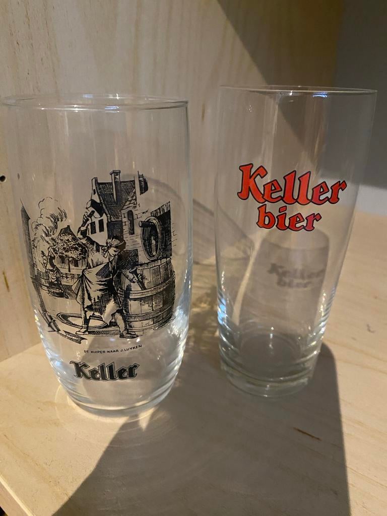 Keller, Moreeke, Leckere, Jopen, Hengelo’s Bier, Verzamelen, Ophalen of Verzenden, Zo goed als nieuw, Glas of Glazen, Overige merken