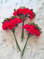 Vintage mini corsage poppenhuis knutsel roosjes, Verzenden