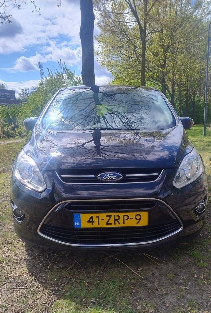 Ford C-Max 1.0 92KW 2013 Zwart, Auto's, Ford, Voorwielaandrijving, Zwart, Origineel Nederlands, Handgeschakeld