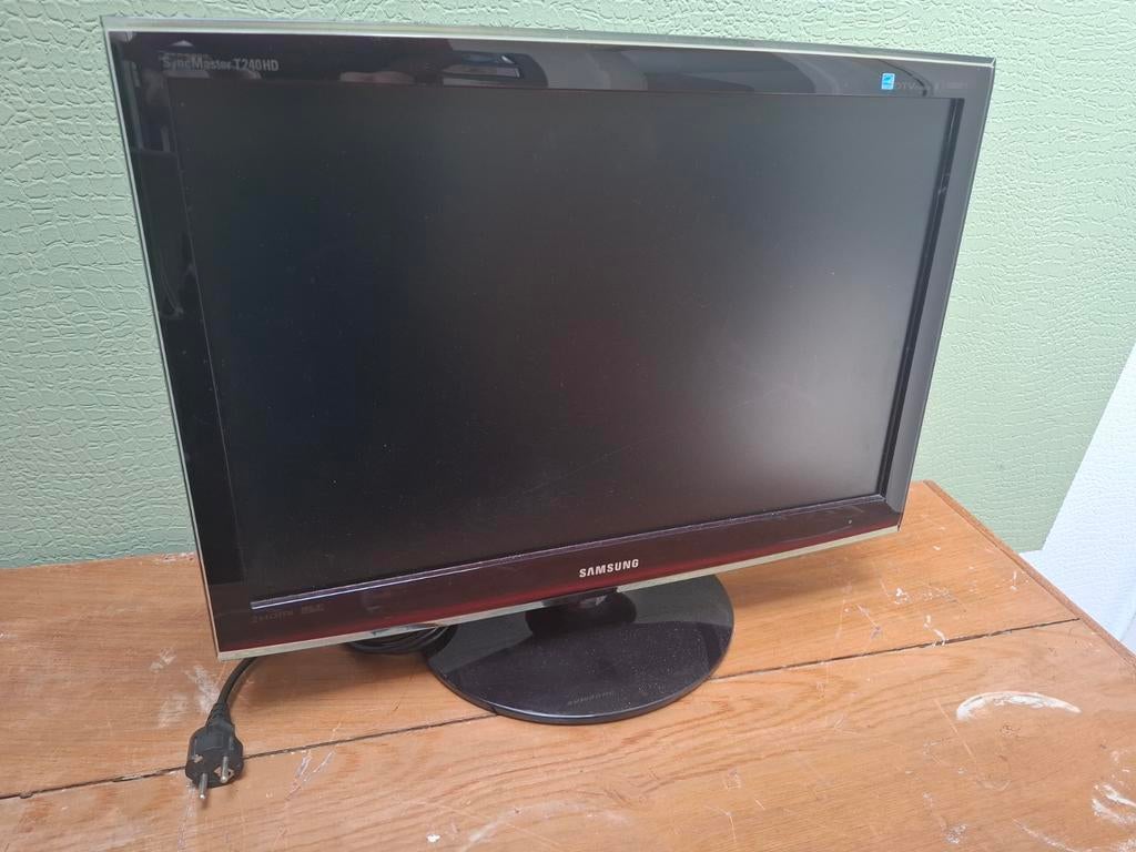 Samsung SyncMaster T240HD Monitor, Gebruikt, Ingebouwde speakers, HDMI, Full HD