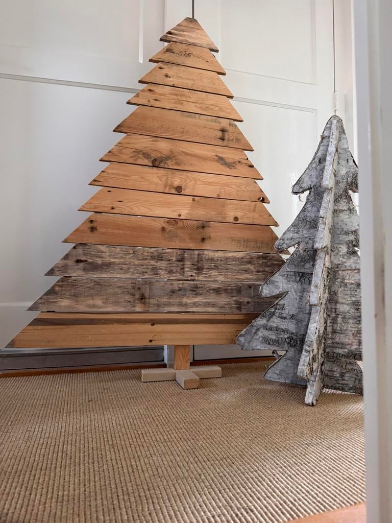 Decoratie, houten bomen, Huis en Inrichting, Woonaccessoires | Overige, Ophalen, Zo goed als nieuw