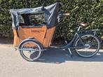 Goed gekeurd en mooie en netjes bakfiets met huif, Fietsen en Brommers, Fietsen | Bakfietsen, Ophalen, Zo goed als nieuw, 4 kinderen of meer