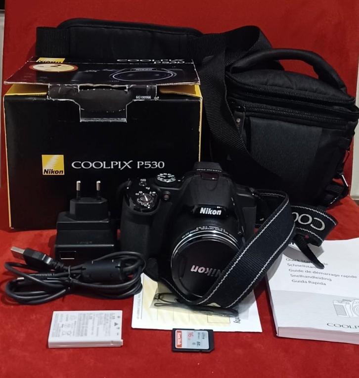 Nikon Coolpix P530 Superzoom digitalecamera zgan, Audio, Tv en Foto, Fotocamera's Digitaal, Zo goed als nieuw, Compact, Nikon