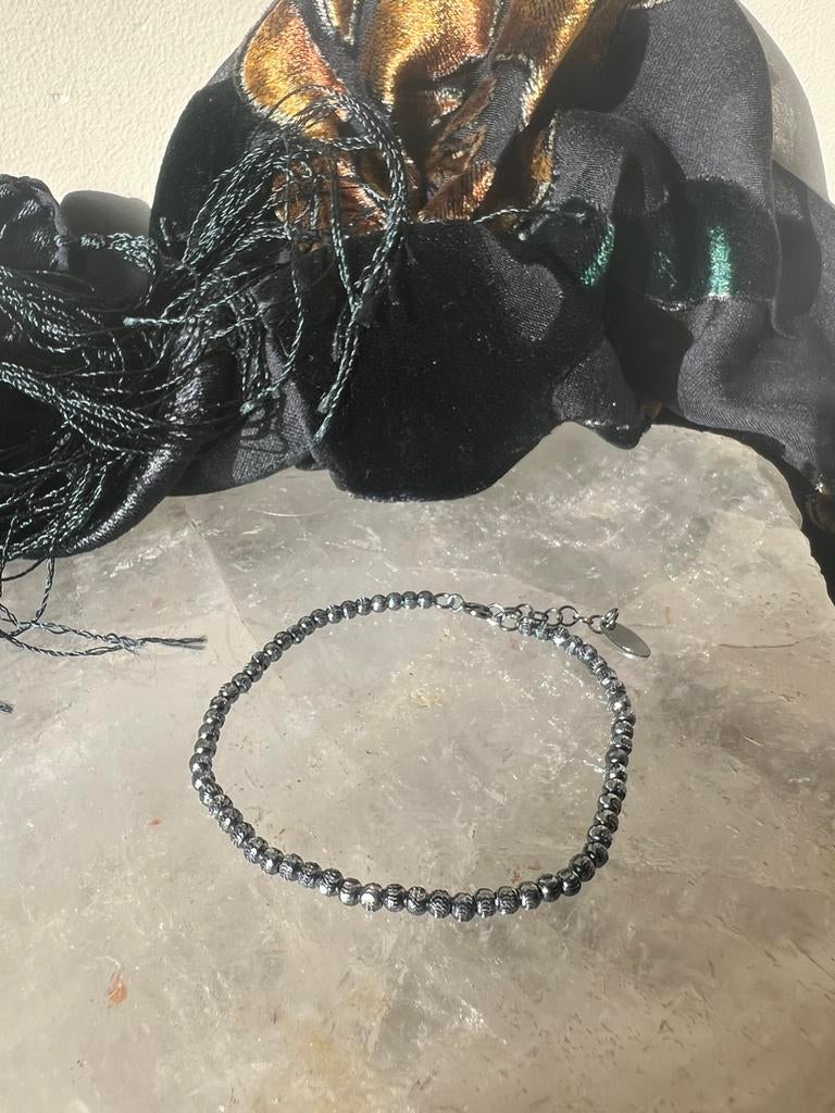 Sterling zilver 925 black rhodium topkado uniek, Ophalen of Verzenden, Nieuw, Zilver