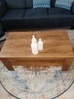 Salontafel houtlook zgan 110x60, Ophalen, 100 tot 150 cm, 50 tot 100 cm, Zo goed als nieuw