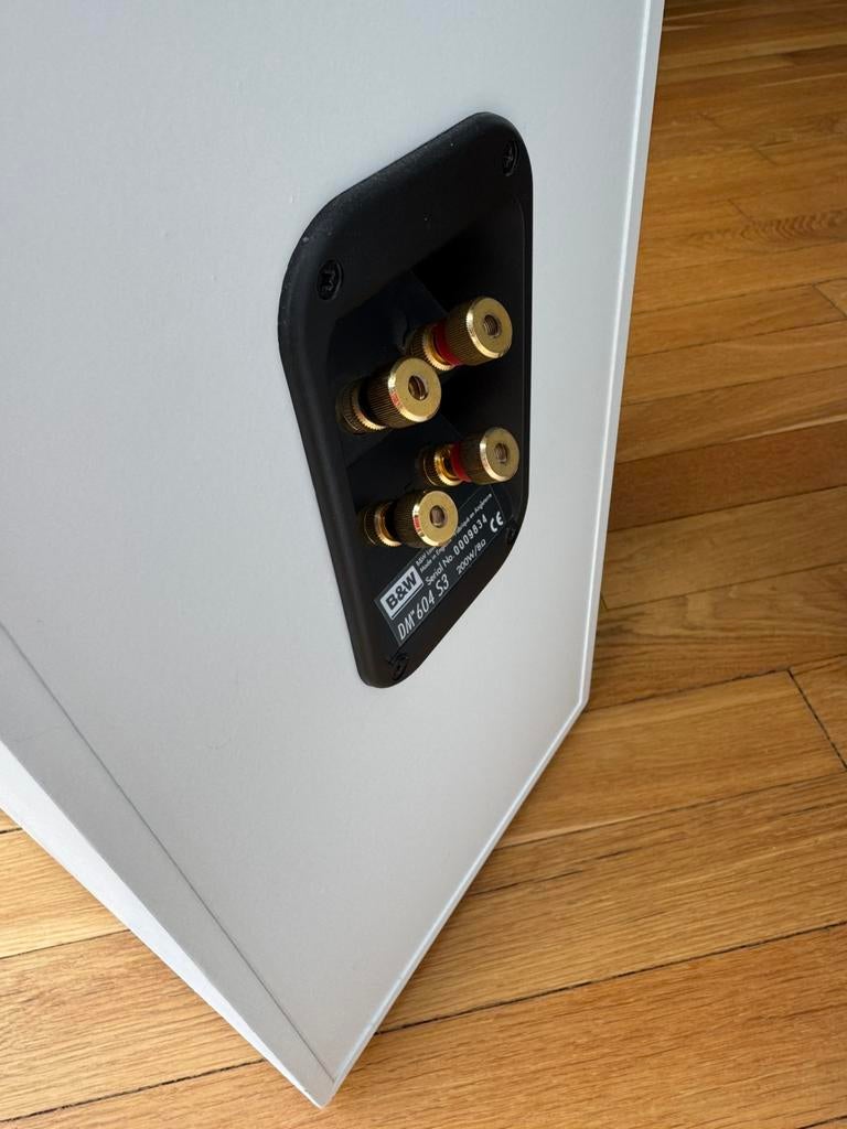 Luidsprekerset B&W 604 s3 icm NAD 216 thx, Ophalen, Gebruikt, Bowers & Wilkins (B&W), 120 watt of meer