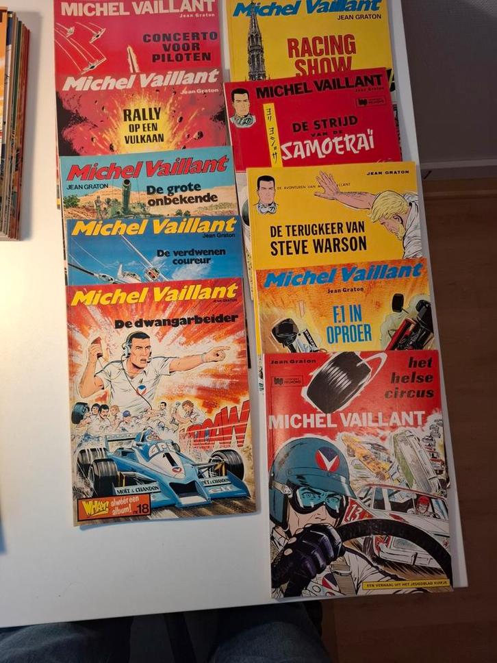 Michel Vaillant Stripboeken, Boeken, Stripboeken, Gelezen, Meerdere stripboeken, Ophalen