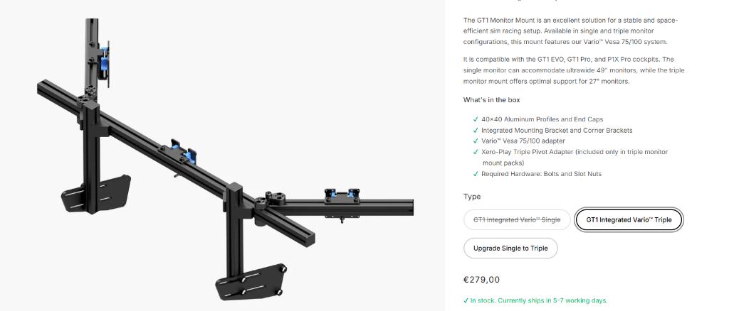 triple / 3 x 27 inch AOC 27G2SAE/BK + monitormount simlab, Computers en Software, Monitoren, 151 t/m 200 Hz, IPS, Quad HD (2K)