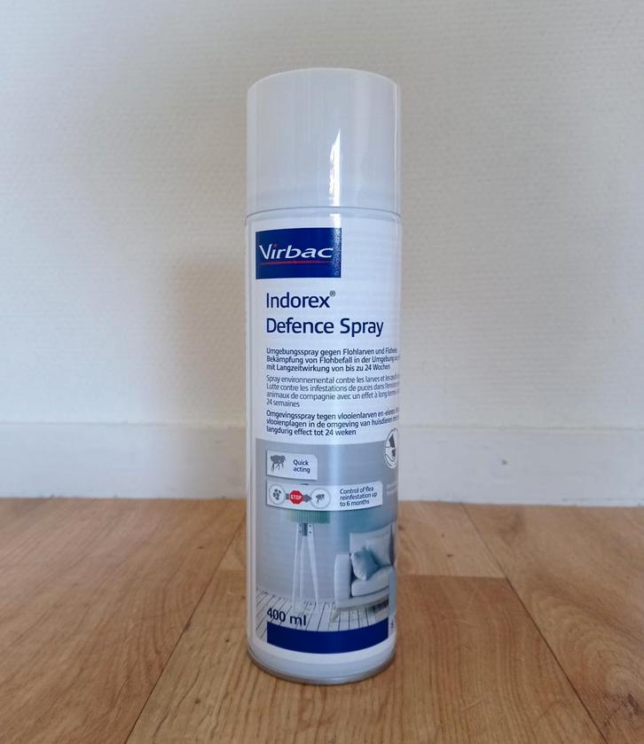 Virbac Indorex Defence Spray VLOOIENBESTRIJDING., Dieren en Toebehoren, Dierenvoeding, Kat, Ophalen of Verzenden