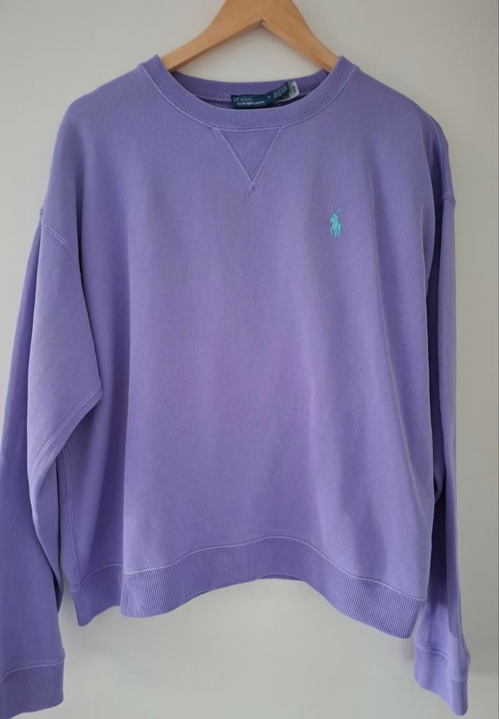 Ralph Lauren sweater mt M, Kleding | Dames, Maat 38/40 (M), Verzenden, Paars, Zo goed als nieuw
