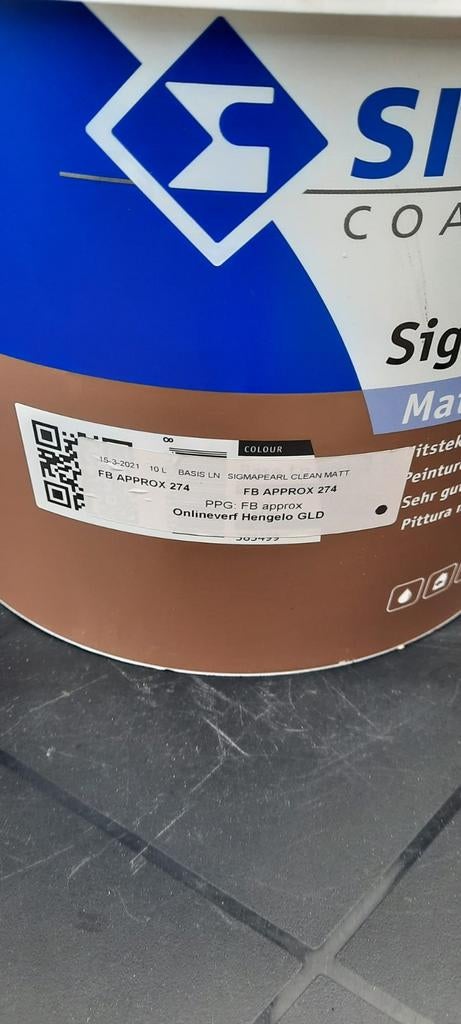 Muurverf, Ophalen, Nieuw, Beige