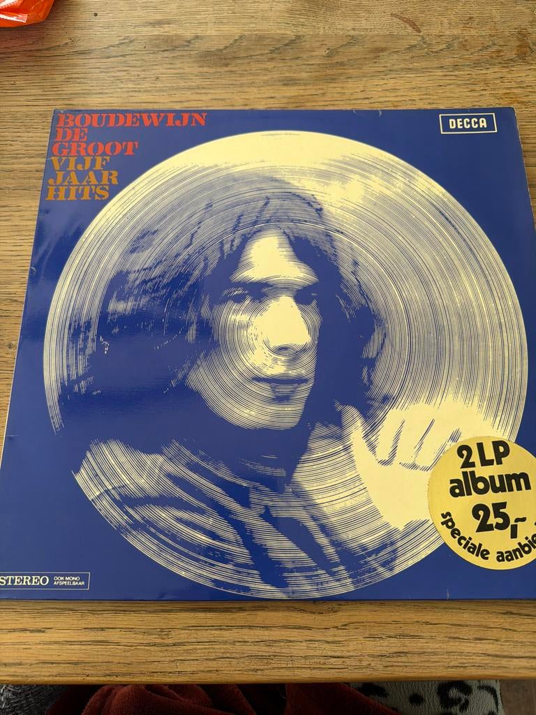 Boudewijn de Groot Vijf Jaar Hits 2 LP's, Cd's en Dvd's, Ophalen of Verzenden, Gebruikt, 12 inch