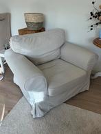 Ikea fauteuil Ektorp (en hocker), Ophalen, Zo goed als nieuw, 75 tot 100 cm