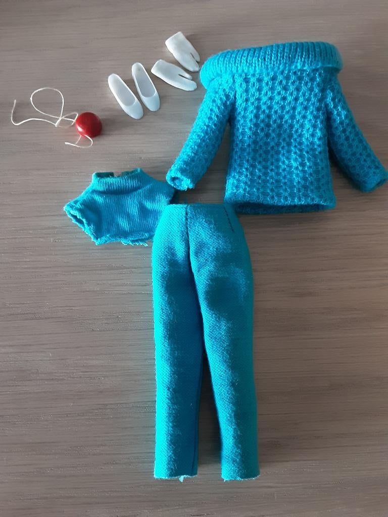 Barbie Vintage Skipper #1915. Outdoor Casuals kledingset., Verzamelen, Ophalen of Verzenden, Zo goed als nieuw, Pop