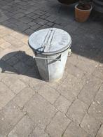 Vintage vuilnisbak, Ophalen, Gebruikt, Zink