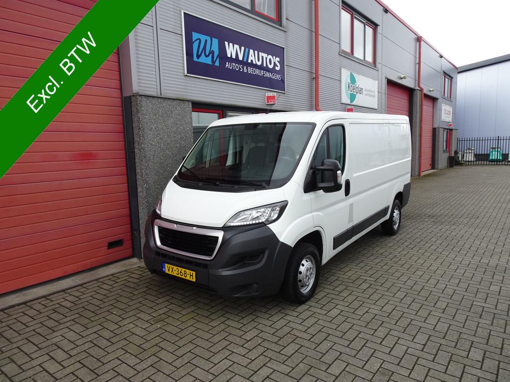 Peugeot Boxer 330 2.2 HDI L2H1 XT 3 zits airco (bj 2016), Auto's, Voorwielaandrijving, Euro 5, Stof, Gebruikt