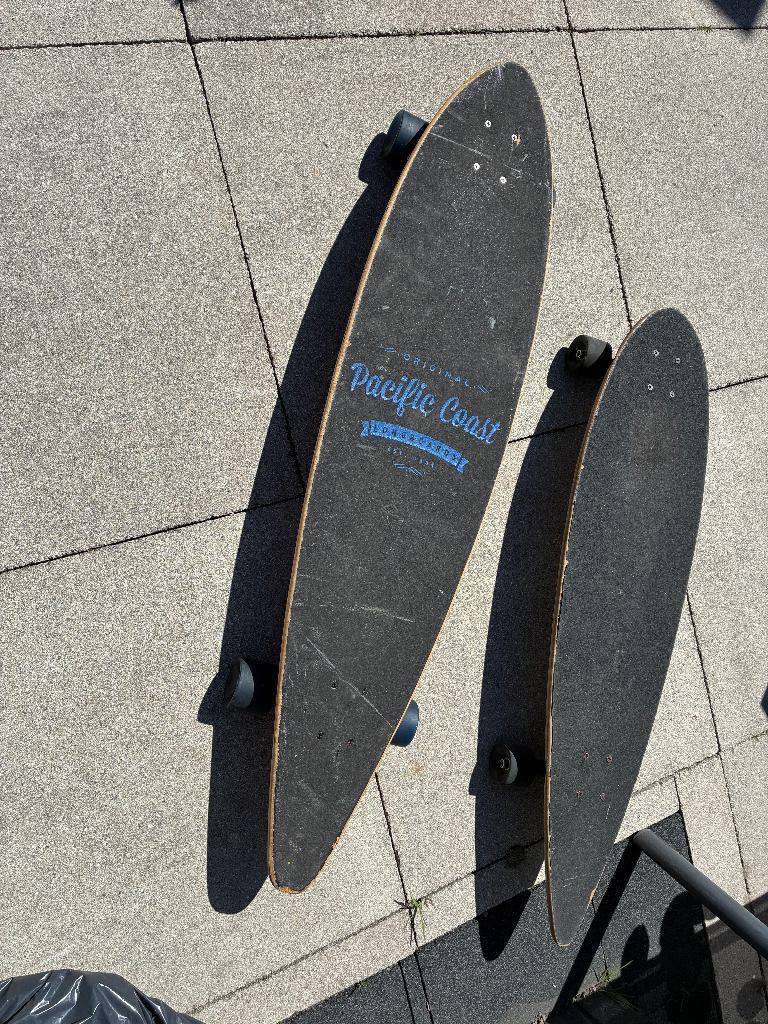 Te koop twee longboards, Sport en Fitness, Ophalen, Gebruikt, Overige typen, Longboard