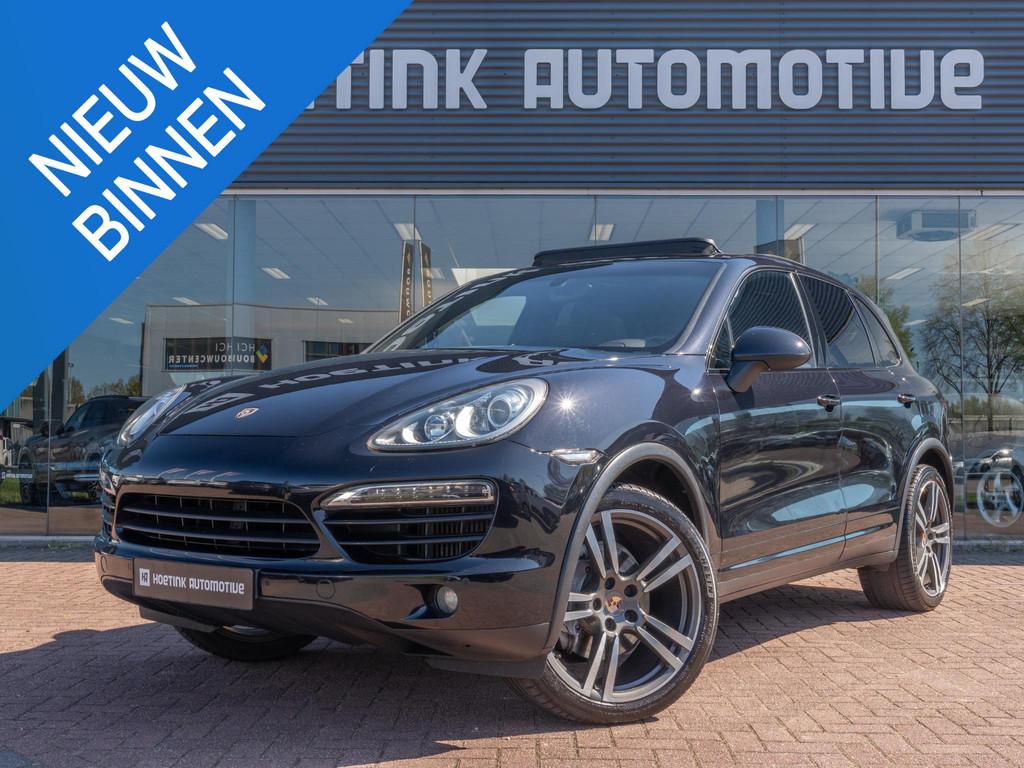 Porsche Cayenne 3.0 D | Pano | Afn trekhaak | PDLS koplampen, Auto's, Porsche, Automaat, Gebruikt, 255 €/maand, Leder en Stof