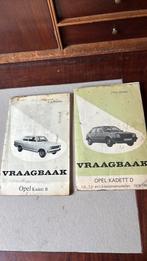 Vraagbaak Opel Kadett B en D, Ophalen of Verzenden