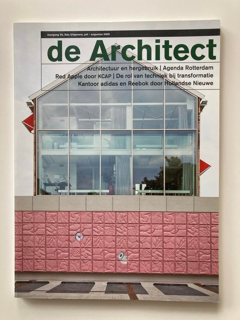 Tijdschrift de Architect - Jaargang 40, Juli-augustus 2009, Boeken, Ophalen of Verzenden, Zo goed als nieuw, Overige typen