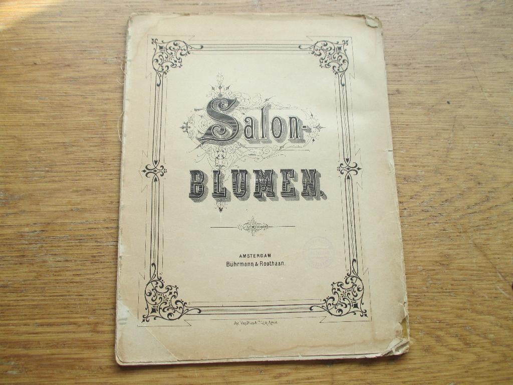 SALON BLUMEN - BAND 29 - PIANO, Gebruikt, Klassiek, Ophalen of Verzenden, Artiest of Componist