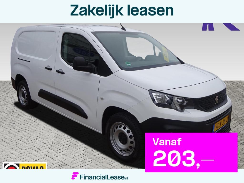 Peugeot Partner 1.5 BlueHDI Premium Long AIRCO NAVIGATIE CRU, Voorwielaandrijving, Gebruikt, 4 cilinders, Wit