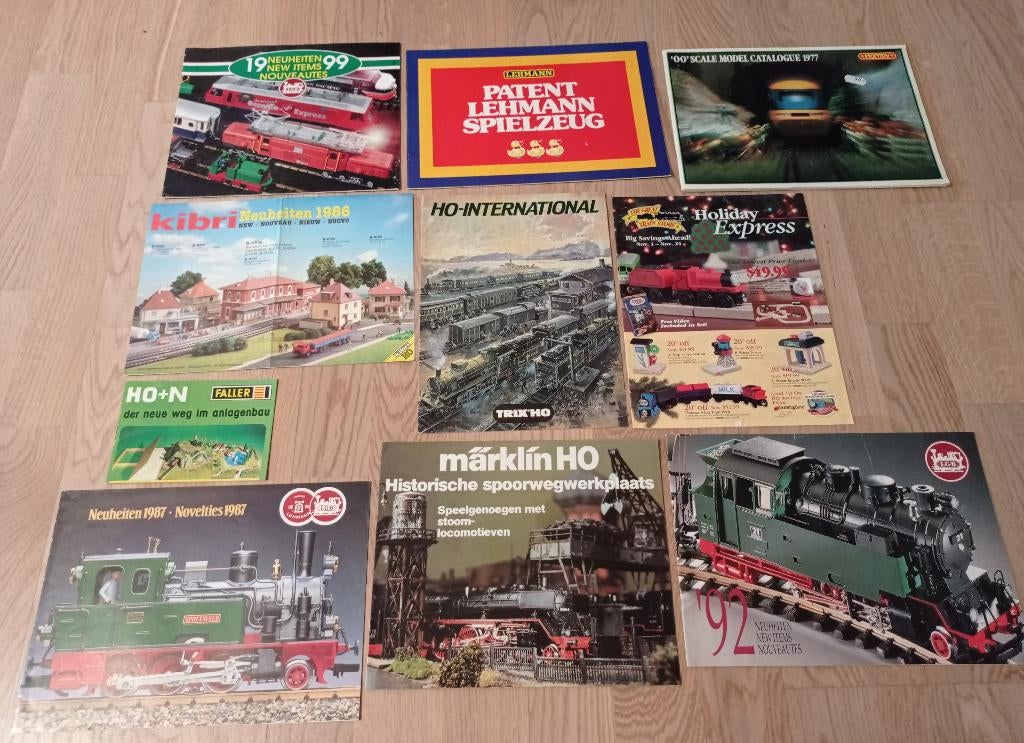 Modeltrein catalogi o.a. Märklin, LGB, Faller, Hornby, Kibri, Gelijkstroom, Ophalen of Verzenden, Märklin, Gebruikt