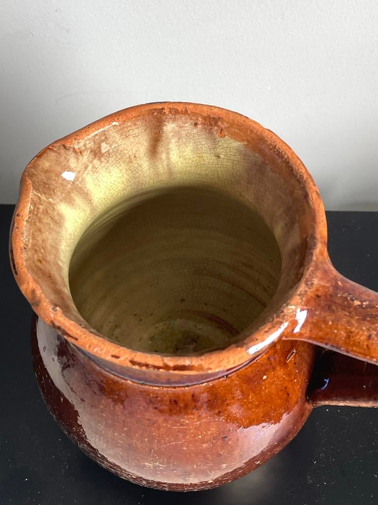 Antieke aardewerken kan, 18e/19e eeuw, Antiek en Kunst, Antiek | Keramiek en Aardewerk, Ophalen of Verzenden