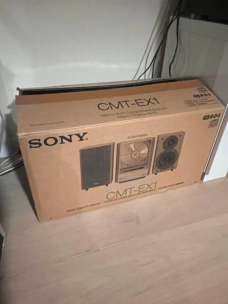Sony CMT-EX1 Micro Hifi Component System in OVP - Nieuwstaat, Audio, Tv en Foto, Stereo-sets, Ophalen of Verzenden, Zo goed als nieuw