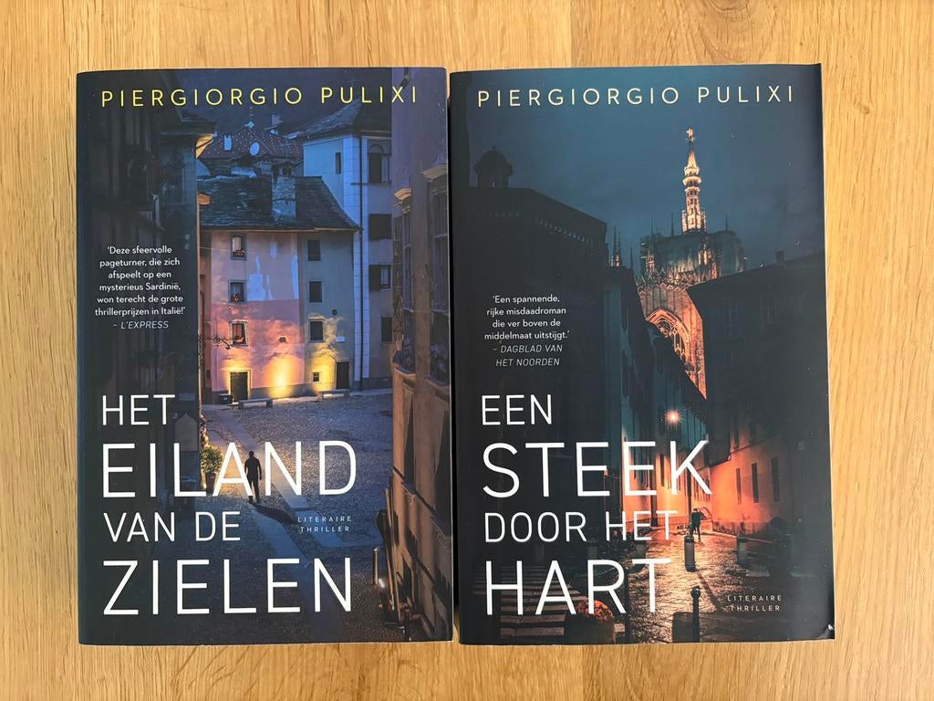 2x Piergiorgio Pulixi: deel 1 & deel 2 Mara Rais & Eva Croce, Ophalen of Verzenden, Gelezen