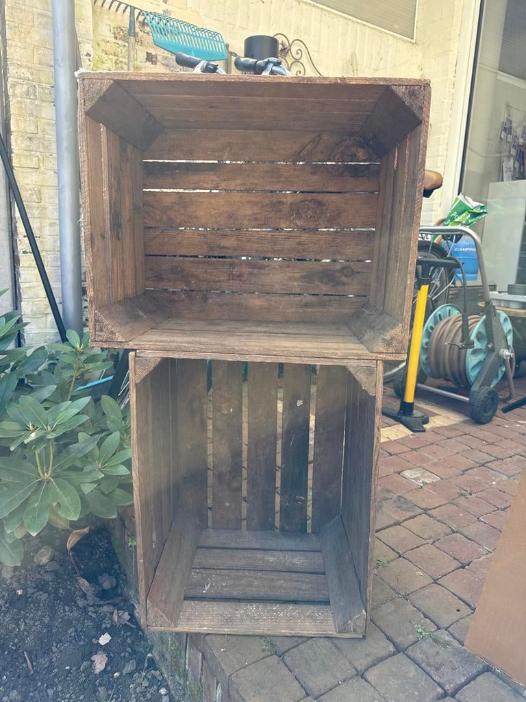Houten kist - Veilingkist 50x40 cm, Ophalen, Minder dan 50 cm, Gebruikt, 50 tot 100 cm