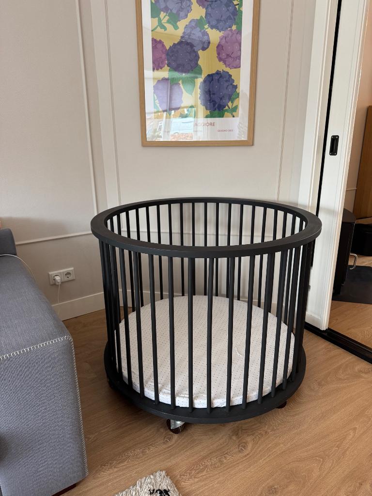 Ronde Bopita box zwart, Kinderen en Baby's, Boxen, Ophalen, Gebruikt, Rond, In hoogte verstelbaar