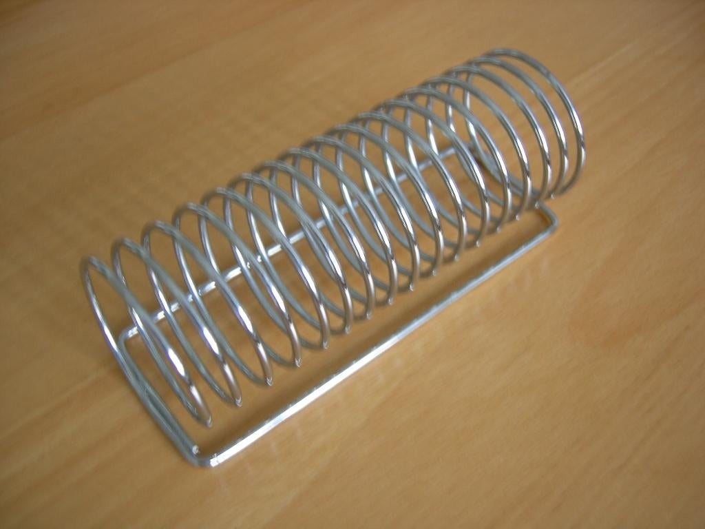 Houder voor geroosterd brood, knäckebröd of servethouder., Huis en Inrichting, Ophalen of Verzenden, Zo goed als nieuw, Metaal