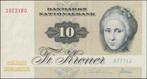 Denemarken 10 kroner 1977 VF+ p.48g (# 88), Verzenden, Overige landen, Los biljet
