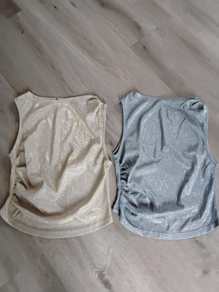 2 Top,s, Kleding | Dames, Tops, Ophalen of Verzenden, Zo goed als nieuw, Maat 36 (S), Zonder mouw