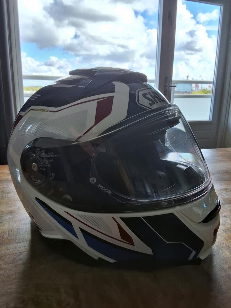 SHOEI NEOTEC 2 respect (M), Motoren, Ophalen of Verzenden, Tweedehands, Systeemhelm, Shoei