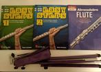 Dwarsfluitboeken en muziekstandaard, Muziek en Instrumenten, Blaasinstrumenten | Blokfluiten, Ophalen of Verzenden
