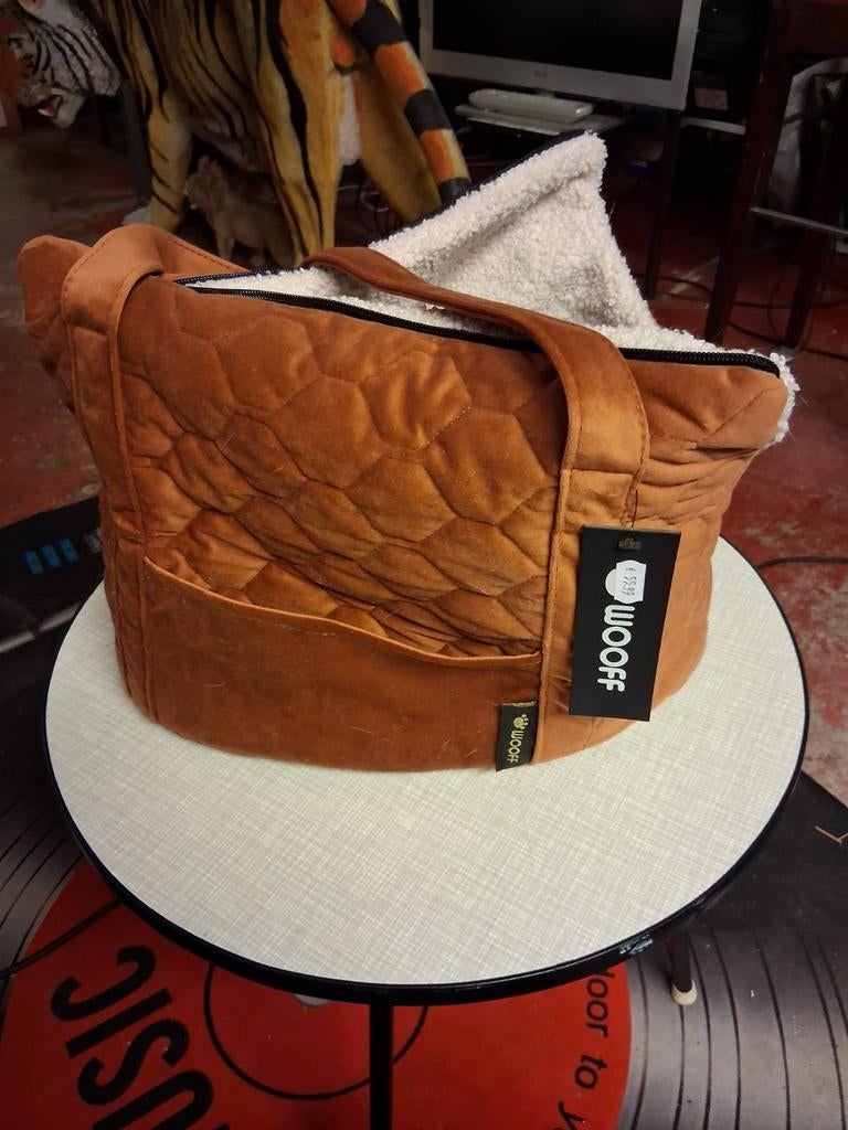 Wooff honden draag tas, Ophalen of Verzenden, Zo goed als nieuw, Stof