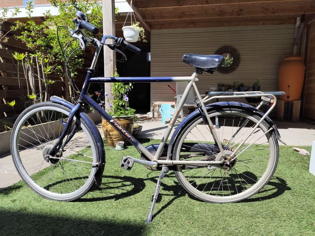 Heren fiets station fiets, Fietsen en Brommers, Fietsen | Heren | Herenfietsen, Ophalen, Gebruikt, Overige merken