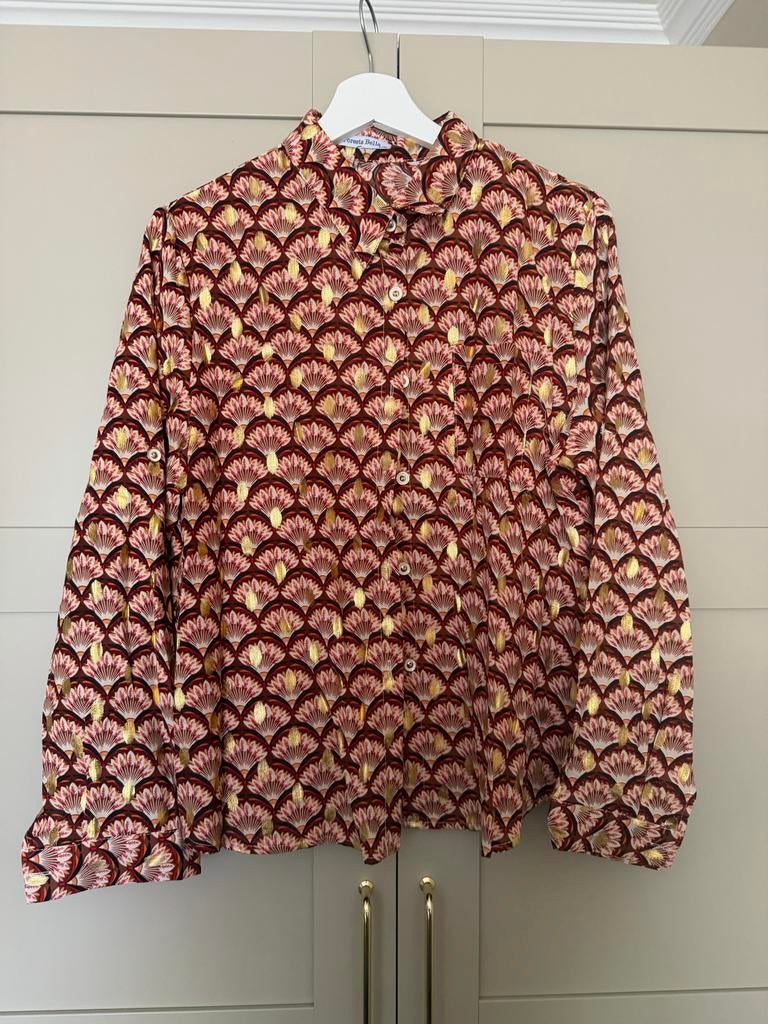 Blouse met patroon nieuw s/m, Kleding | Dames, Blouses en Tunieken, Ophalen of Verzenden, Nieuw, Maat 36 (S), Overige kleuren