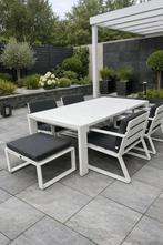 Borek Samos low dining set, Ophalen, Gebruikt, Aluminium