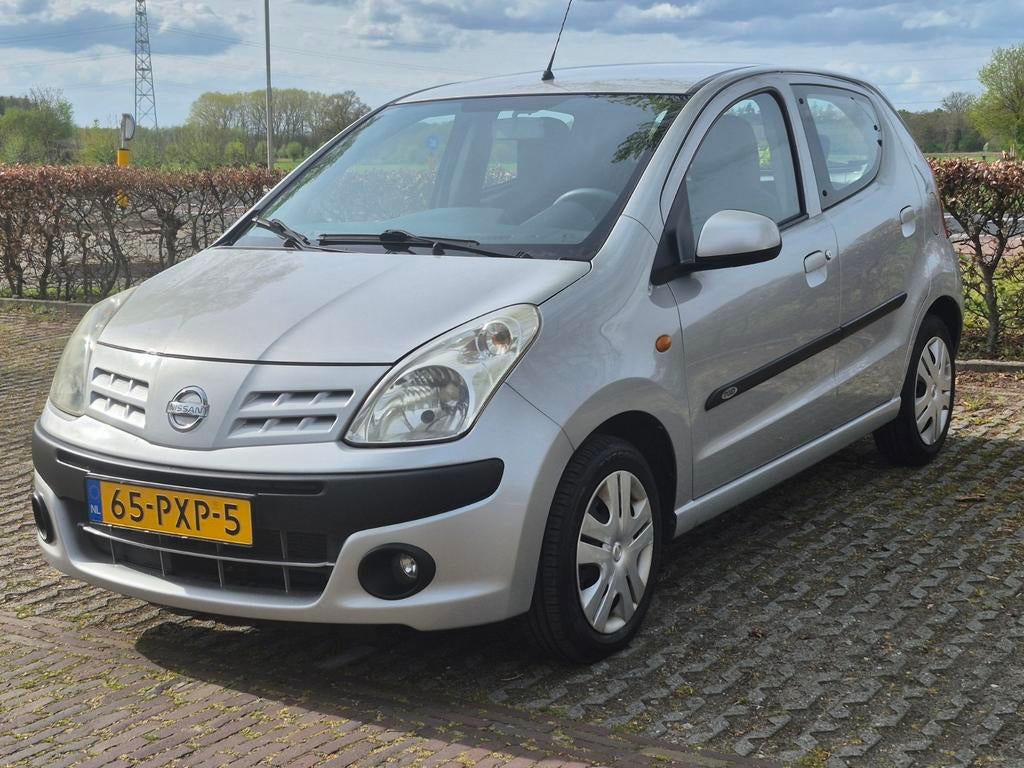 Nissan Pixo 1.0 50KW 5D 2011 Grijs, Auto's, Nissan, Particulier, Pixo, Airbags, Airconditioning, Centrale vergrendeling, Elektrische ramen
