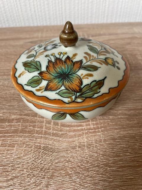 Royal Gouda Kitty Schaal met Deksel, Antiek en Kunst, Antiek | Keramiek en Aardewerk, Ophalen of Verzenden