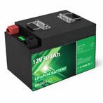12V 300Ah LiFePO4 Accu BMS Bluetooth - 6000+ Cycli | Camper, Auto-onderdelen, Accu's en Toebehoren, Verzenden, Nieuw, Smart
