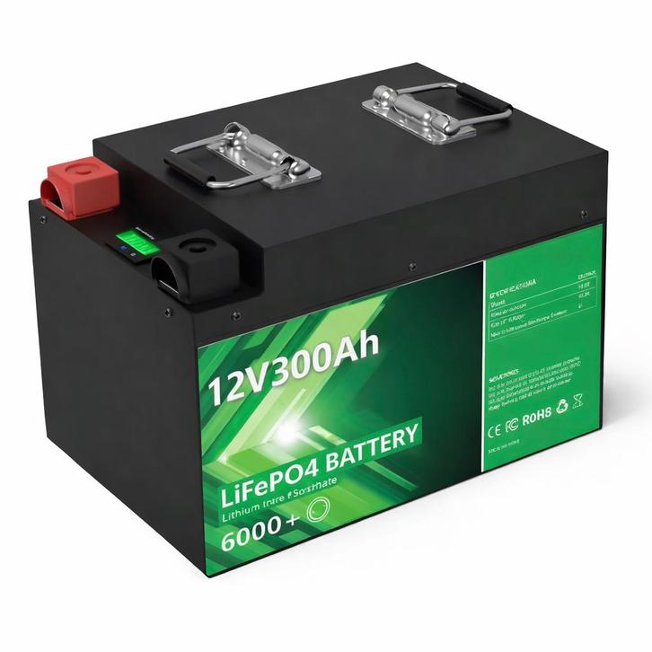 12V 300Ah LiFePO4 Accu BMS Bluetooth - 6000+ Cycli | Camper, Auto-onderdelen, Accu's en Toebehoren, Smart, Nieuw, Verzenden
